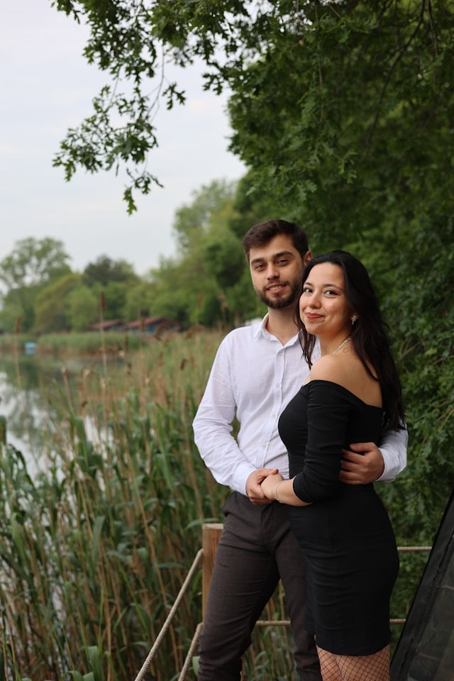 Wedding invitation preview on mobile device showing elegant design